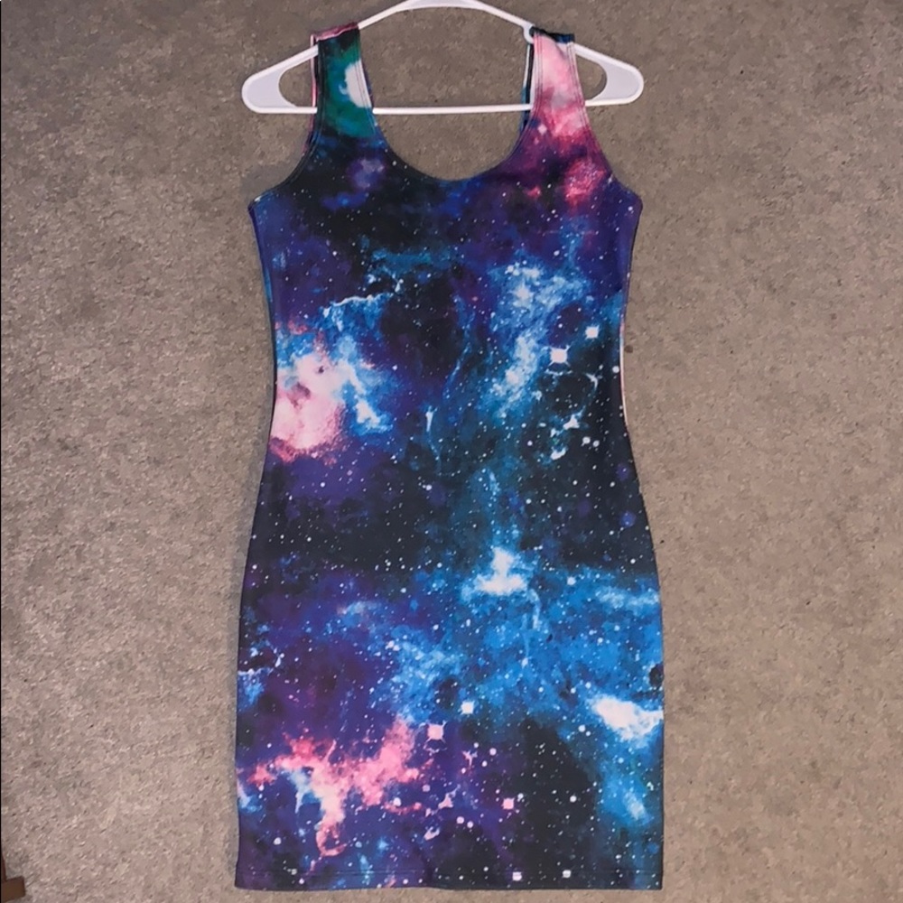 Galaxy Bodycon Mini Dress